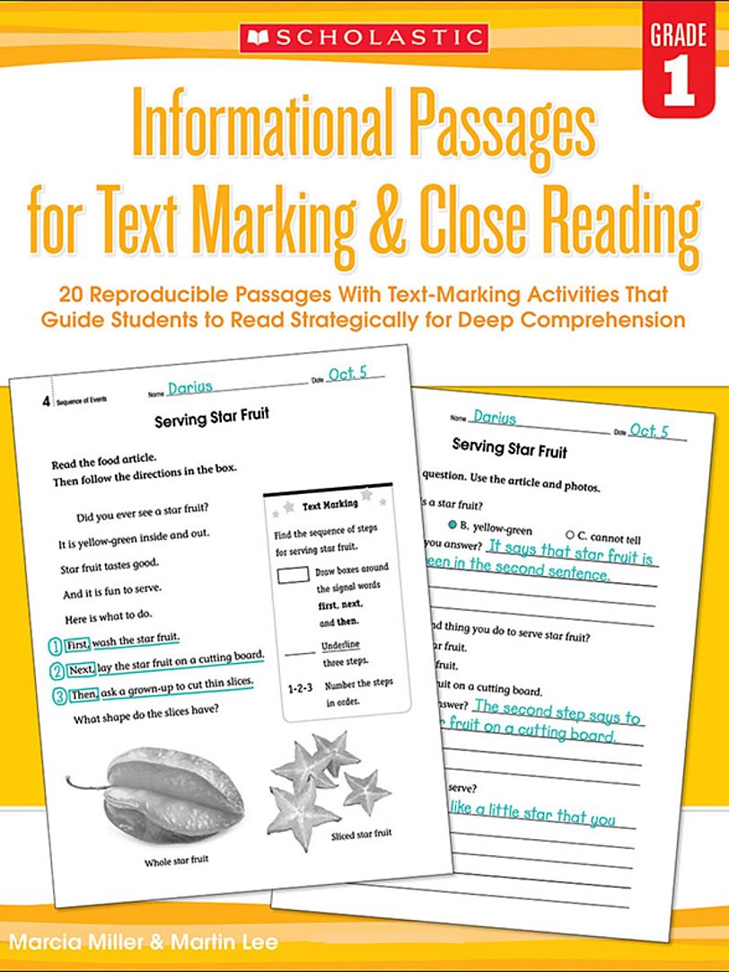 美国学乐阅读方法训练手册 Informational Passages