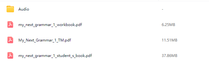 《My Next Grammar》 英语语法教材 电子版PDF 百度云网盘下载