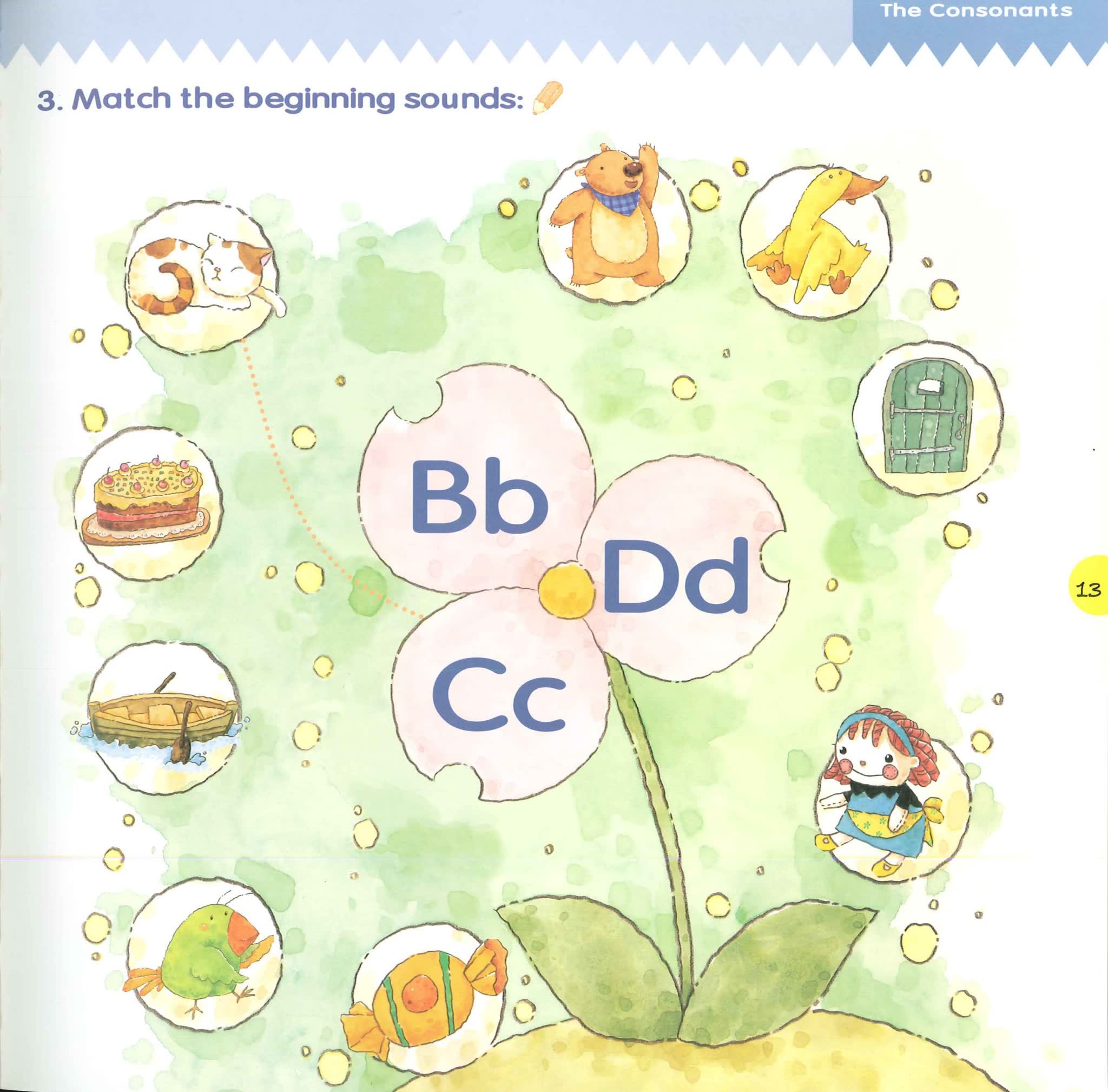 儿童英语启蒙phonicskids自然拼读教材 (1-6全套)点读版+普通版