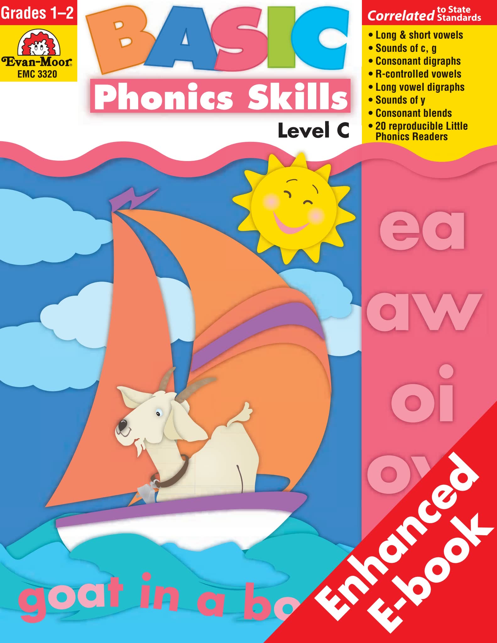 自然拼读入门练习册 Evan Moor Basic Phonics Skills