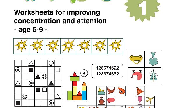 儿童专注力训练英语作业纸 Concentration Exercises