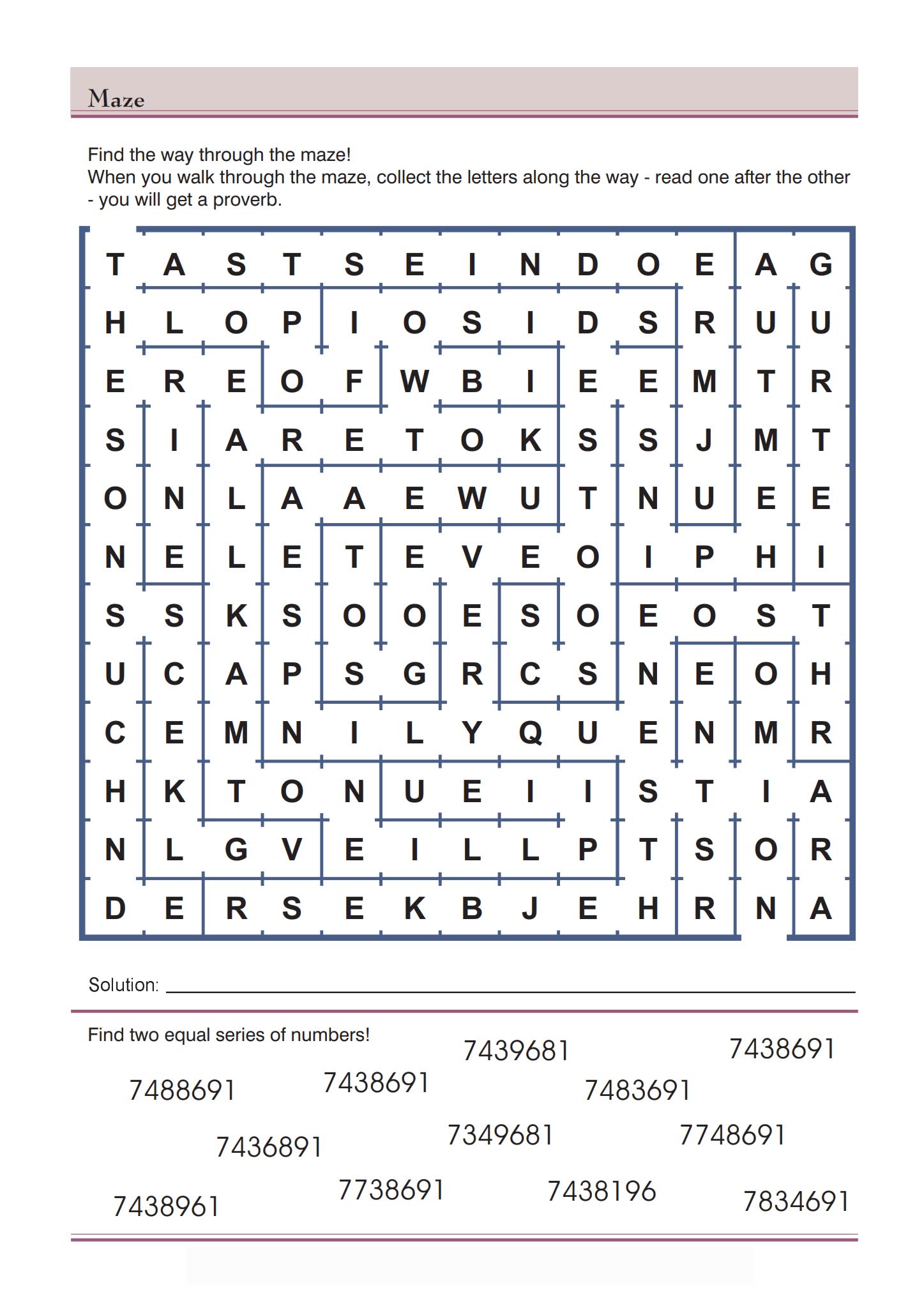 儿童专注力训练英语作业纸 Concentration Exercises 电子版PDF百度云网盘下载