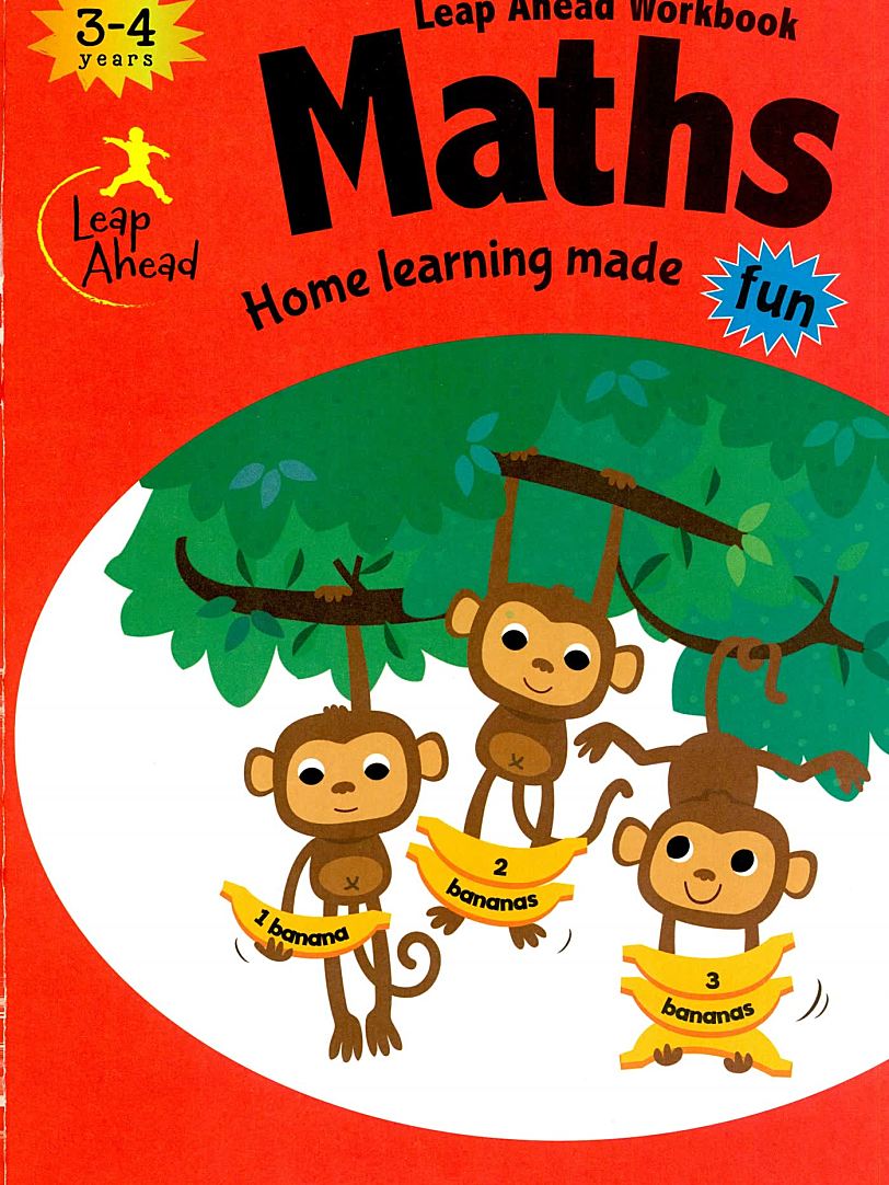 英国原版幼儿启蒙练习册 Leap Ahead Workbook English&Math