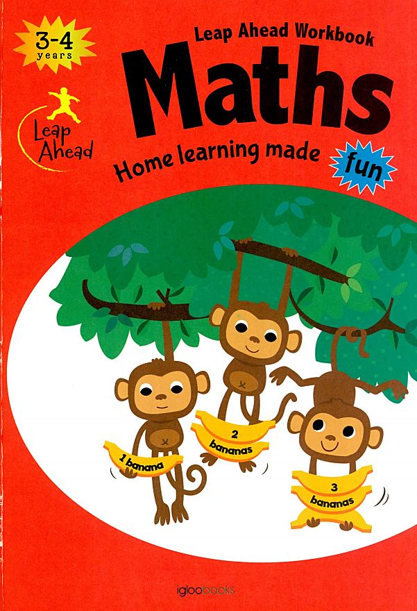 英国原版幼儿启蒙练习册 Leap Ahead Workbook English&Math