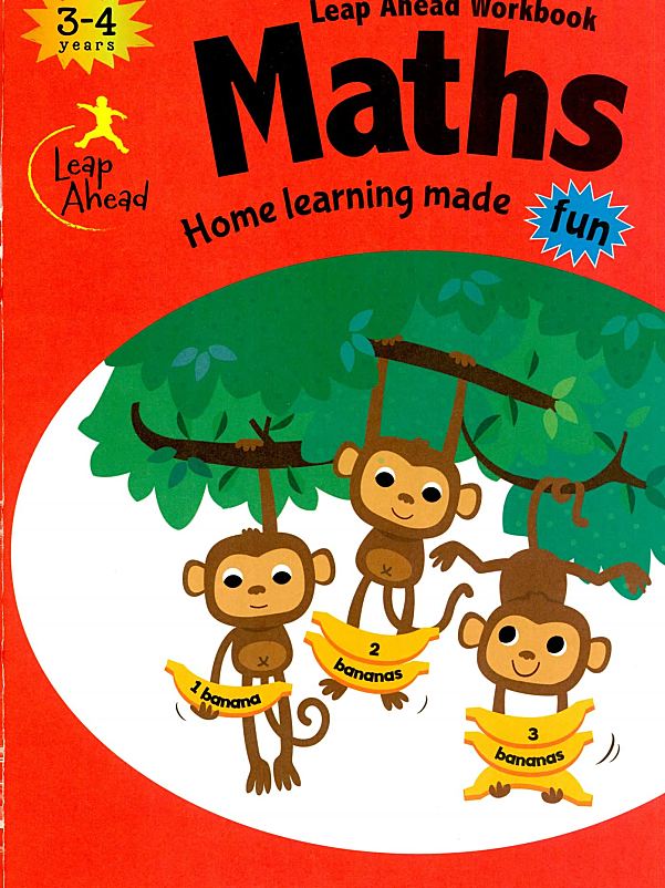 英国原版幼儿启蒙练习册 Leap Ahead Workbook English&Math