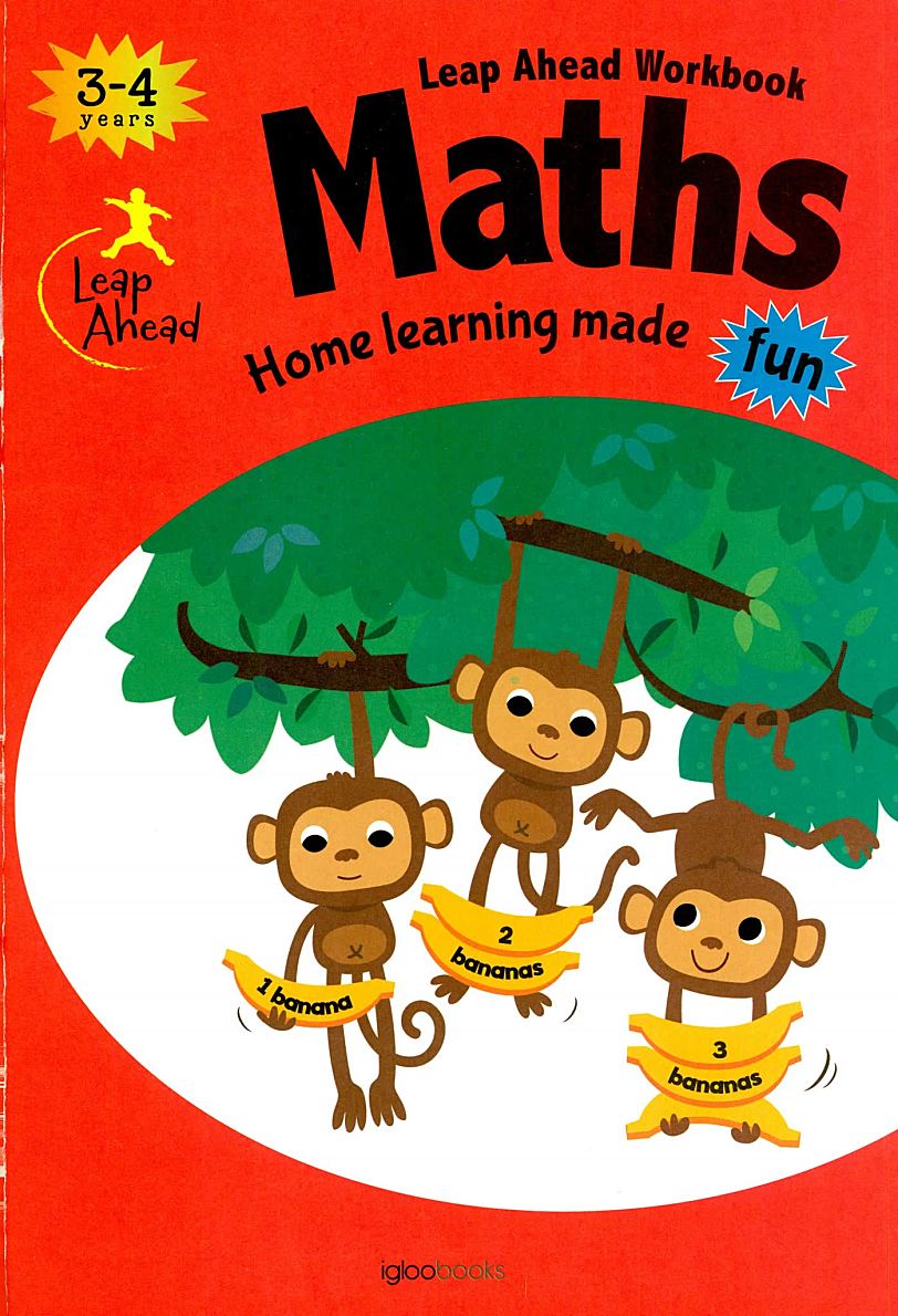 英国原版幼儿启蒙练习册 Leap Ahead Workbook English&Math