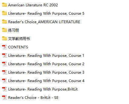 美国初中顶级阅读教材 Glencoe Literature Reading With Purpose