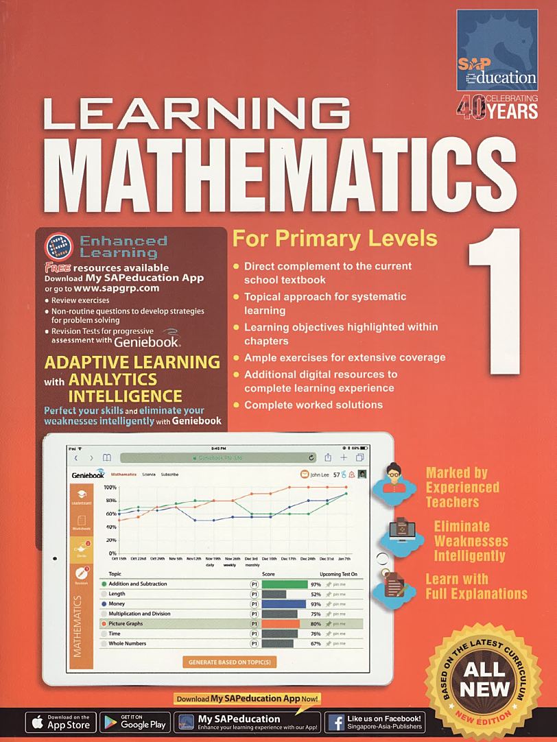 新加坡SAP数学教材learning mathematics