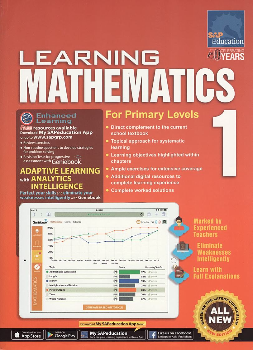 新加坡SAP数学教材learning mathematics