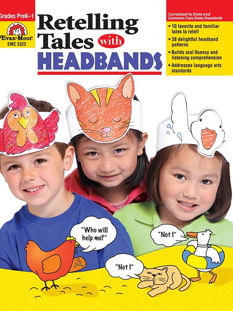 经典童话复述表演故事书Retelling Tales with Headbands