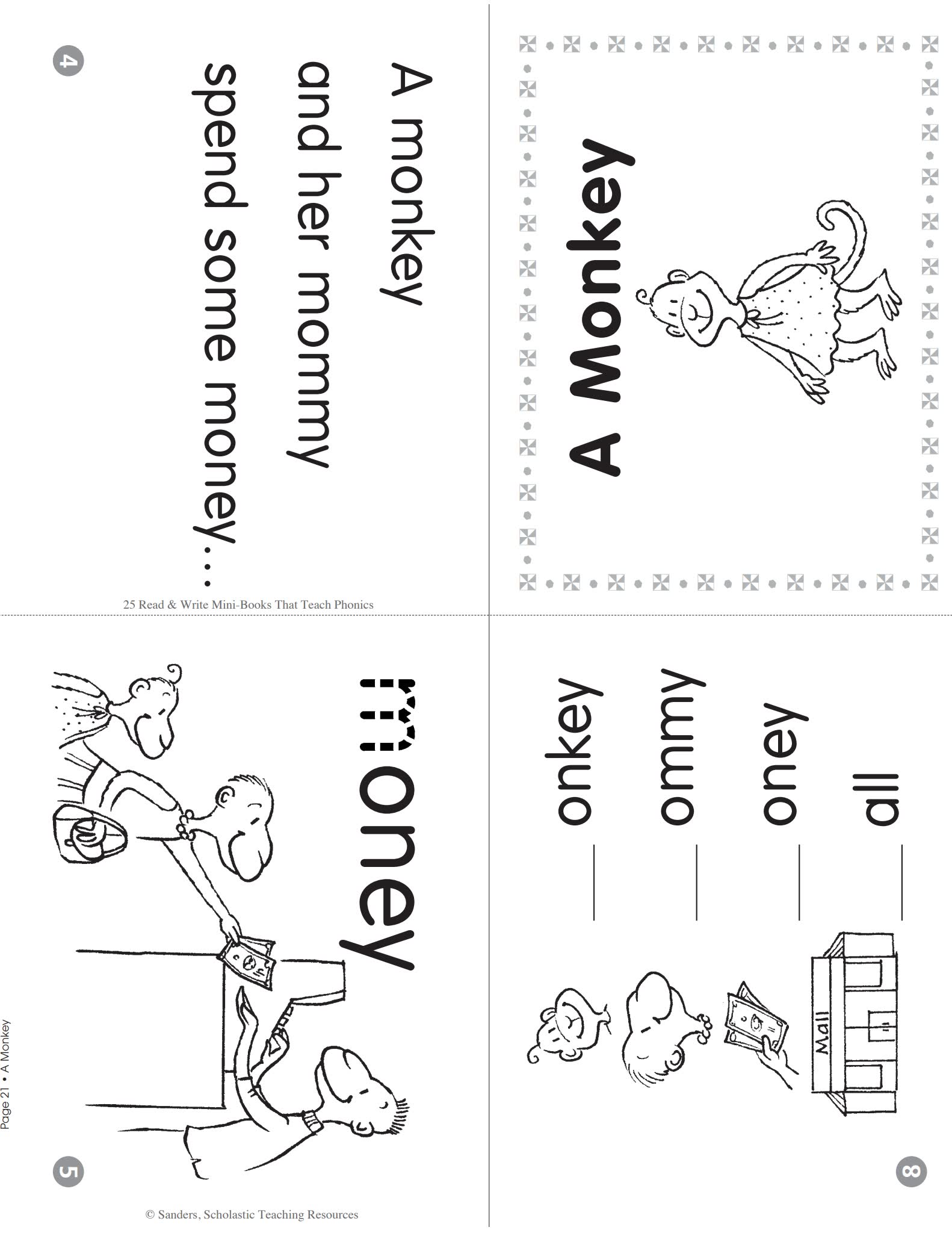 学乐自然拼读迷你练习册 25 Read & Write Mini-books 电子版PDF 百度云网盘下载