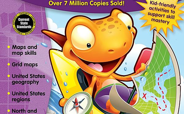 美国原版小学生地理学习手册The Complete Book of Maps and Geography