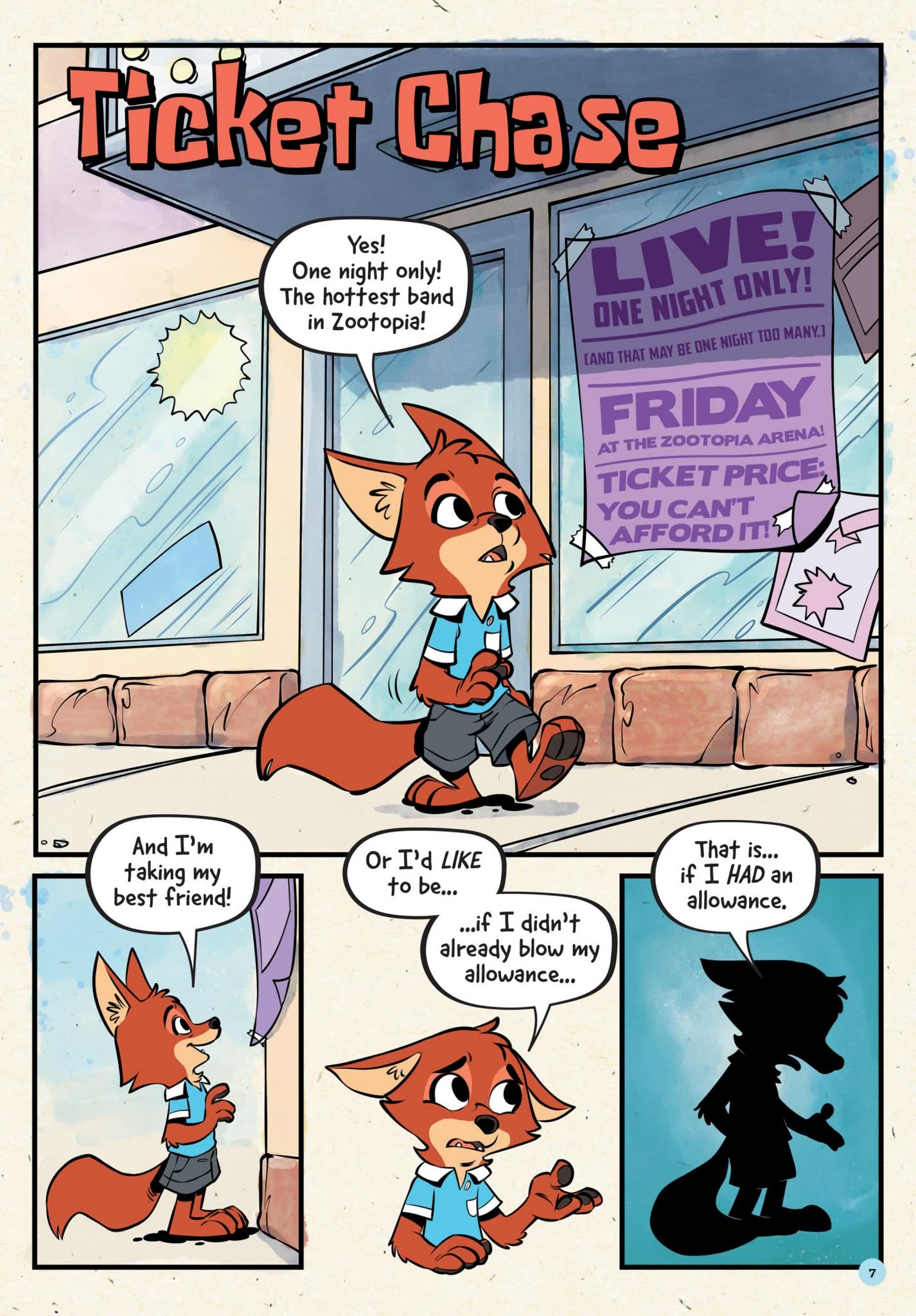 《疯狂动物城Zootopia》英文漫画版 电子版PDF 百度云网盘下载