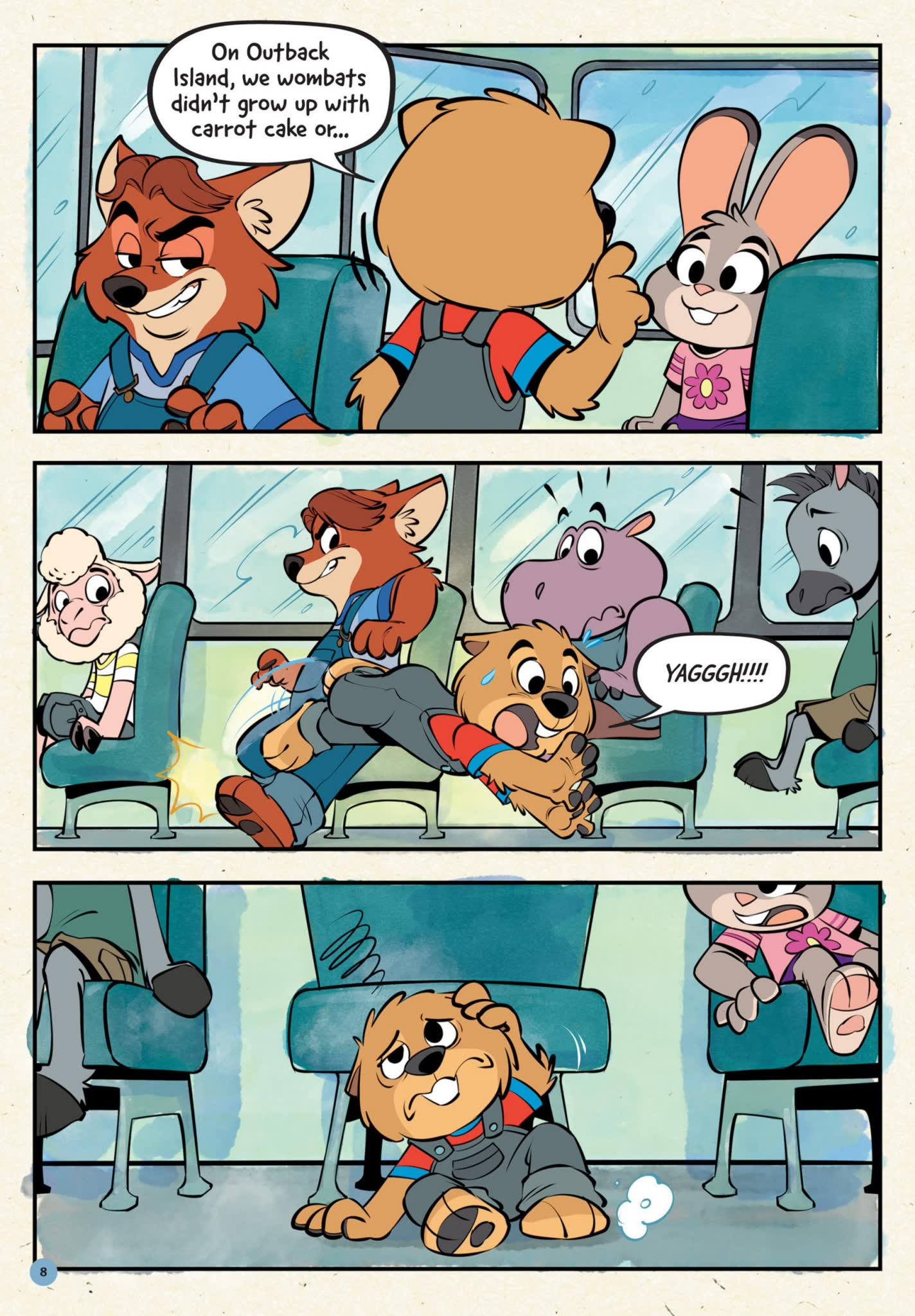 《疯狂动物城Zootopia》英文漫画版 电子版PDF 百度云网盘下载