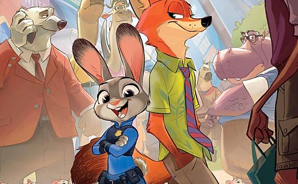 《疯狂动物城Zootopia》英文漫画版