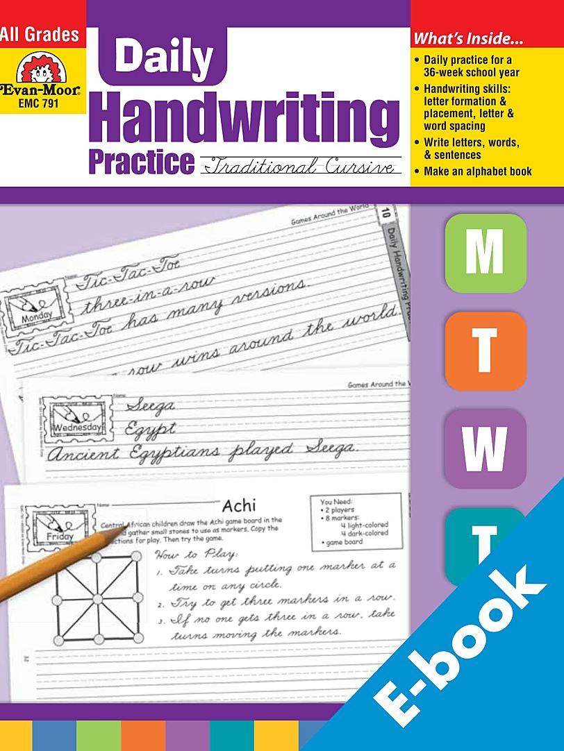 Evan Moor Daily Handwriting Practice 英文日常书写练习书