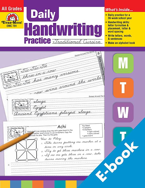 Evan Moor Daily Handwriting Practice 英文日常书写练习书