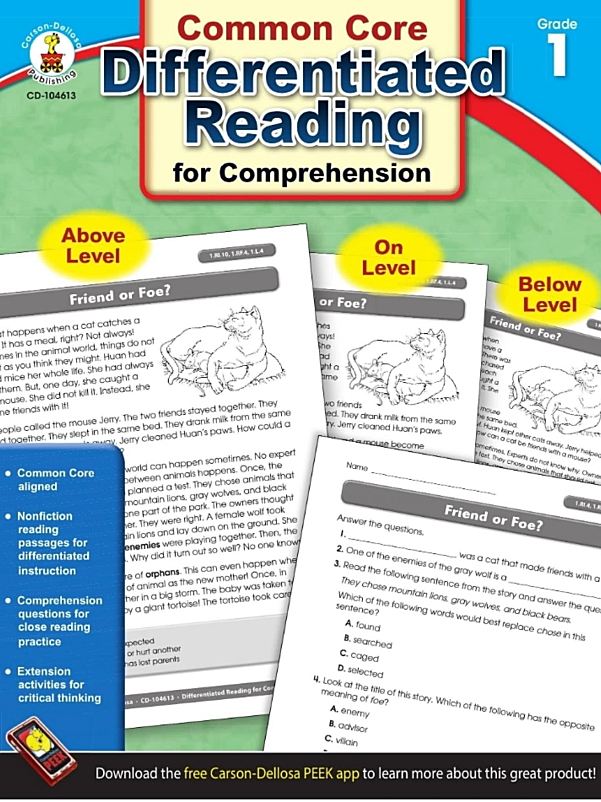 差异化阅读练习册 Differentiated Reading for Comprehension