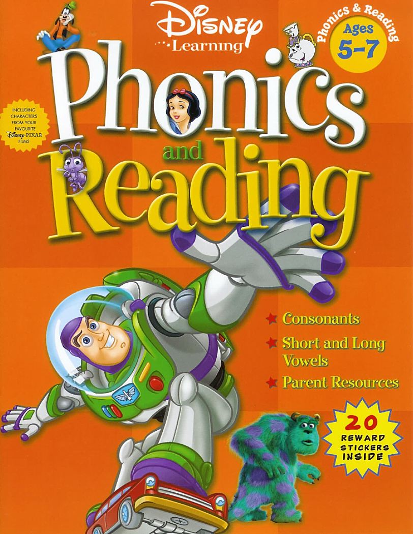 Phonics and Reading迪士尼自然拼读启蒙练习册
