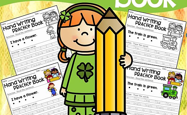 英文 书写 入门 练习纸 Hand Writing Practice Book