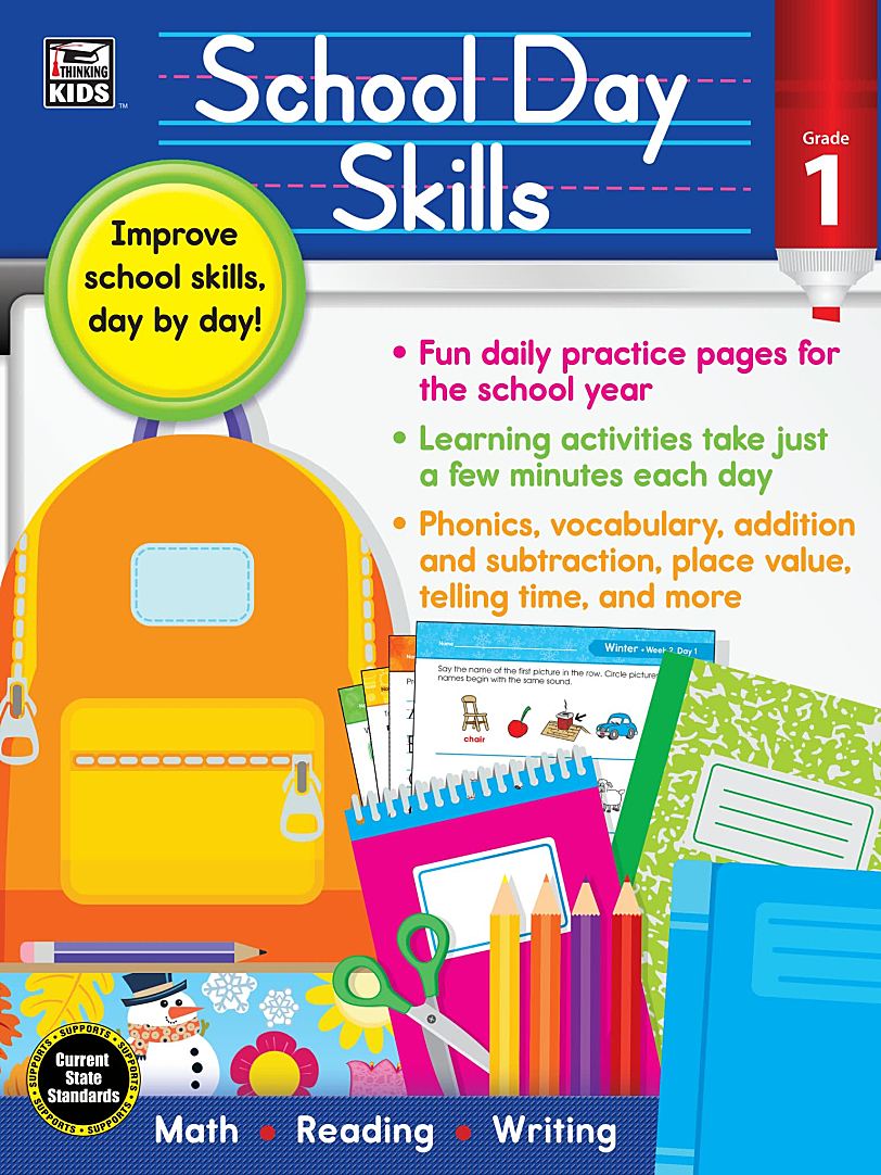 School Day Skills数学阅读写作综合练习册