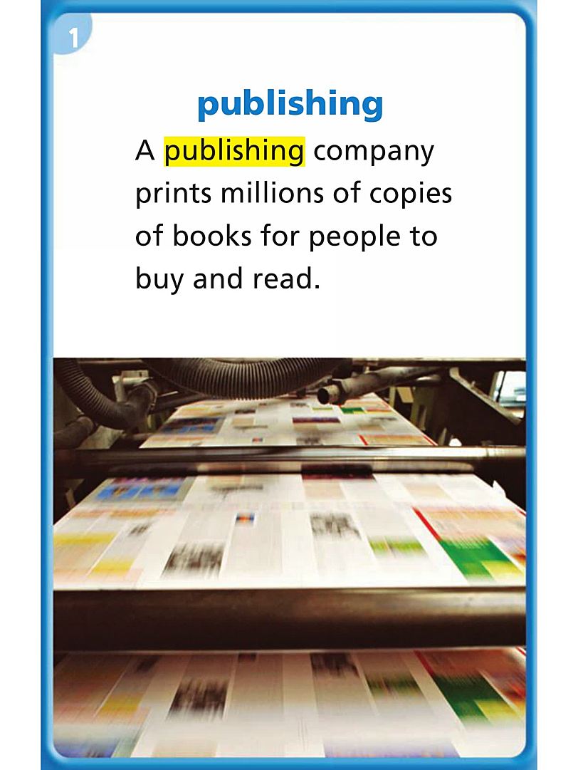 英文单词学习卡片Journeys Vocabulary in Context Cards