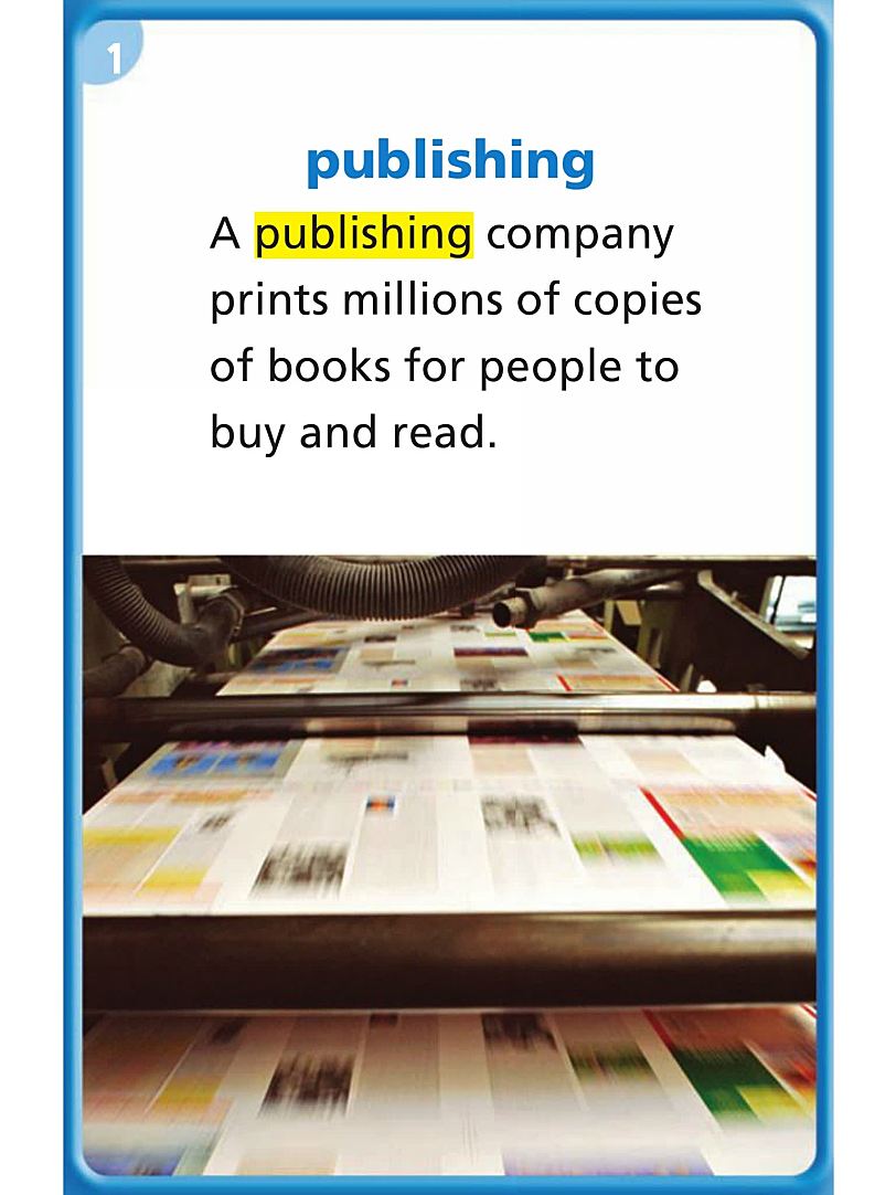 英文单词学习卡片Journeys Vocabulary in Context Cards