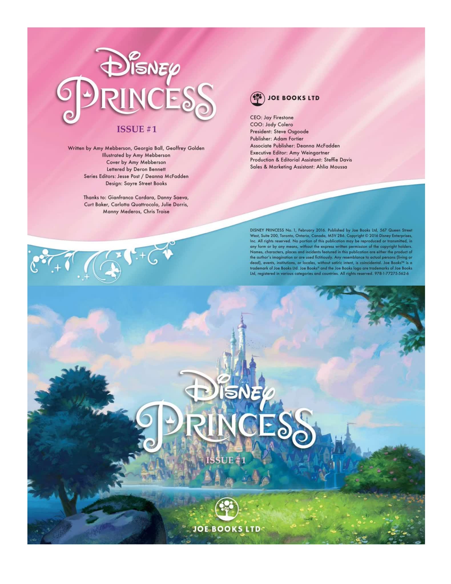 Disney Princess 迪士尼公主系列英文全彩漫画绘本 电子版PDF 百度云网盘下载