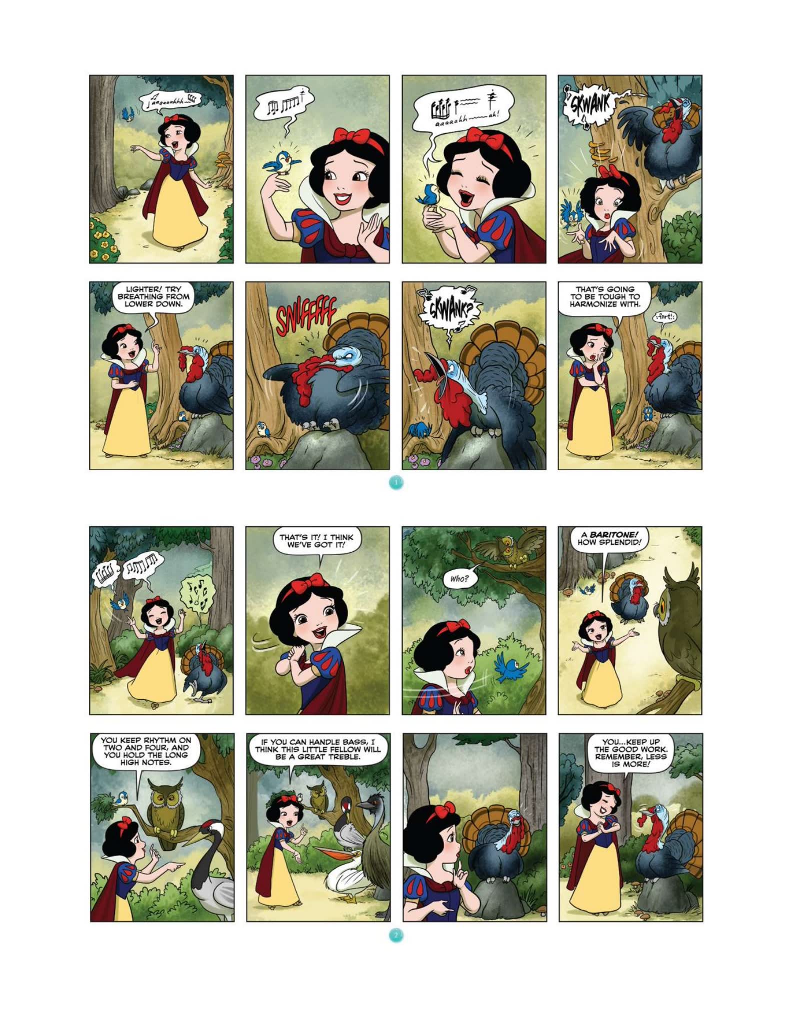Disney Princess 迪士尼公主系列英文全彩漫画绘本 电子版PDF 百度云网盘下载