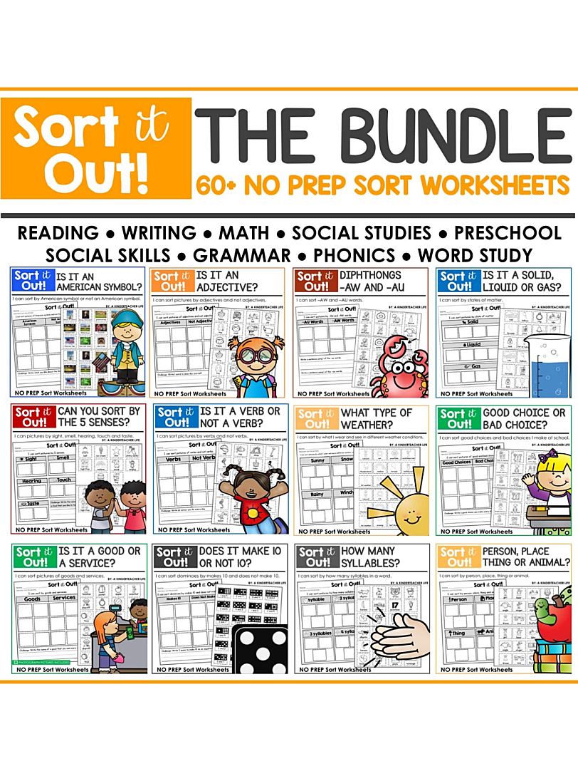 英文原版Sort it out分类练习册