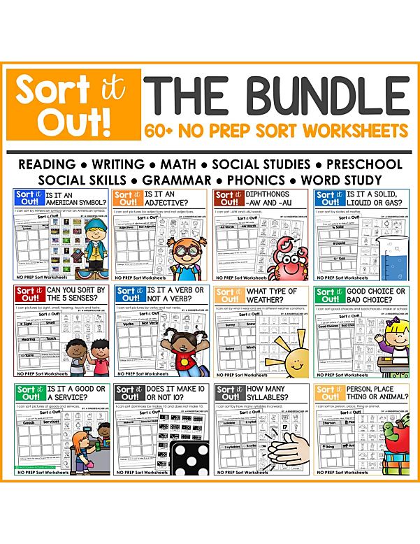 英文原版Sort it out分类练习册