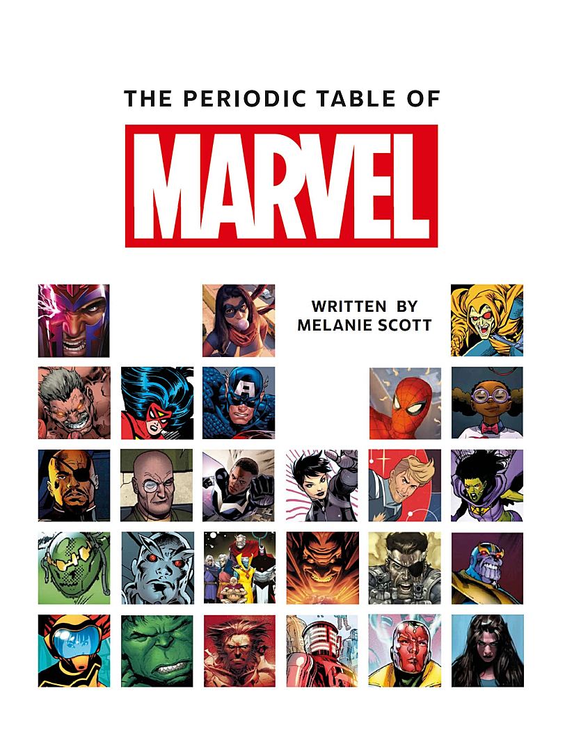 DK英文绘本The Periodic Table of Marvel漫威元素周期表