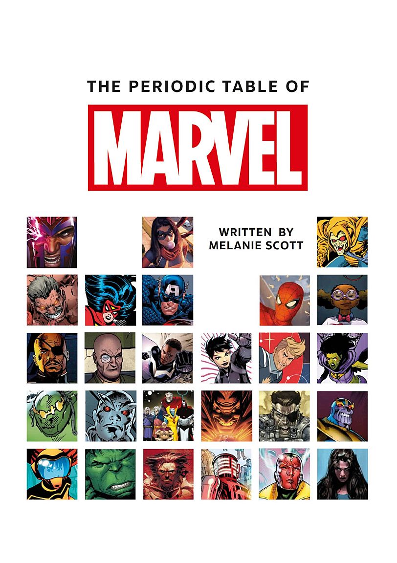 DK英文绘本The Periodic Table of Marvel漫威元素周期表