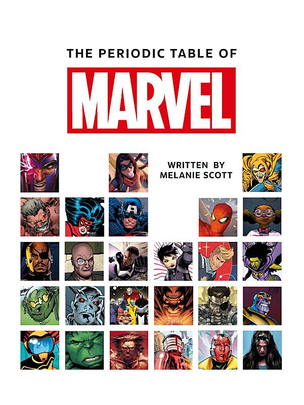 DK英文绘本The Periodic Table of Marvel漫威元素周期表
