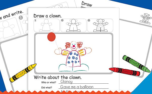 低龄宝宝英语写作启蒙练习册Draw then Write