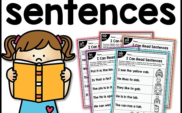 I can read Phonics Sentences BUNDLE自然拼读句子练习高清pdf 113页