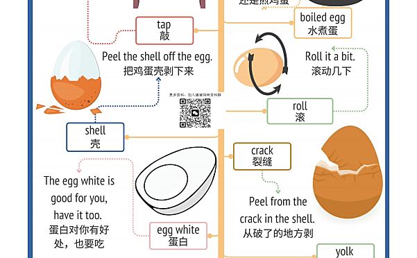 见物能聊-趣味英语100说 常见场景亲子英语词汇视频