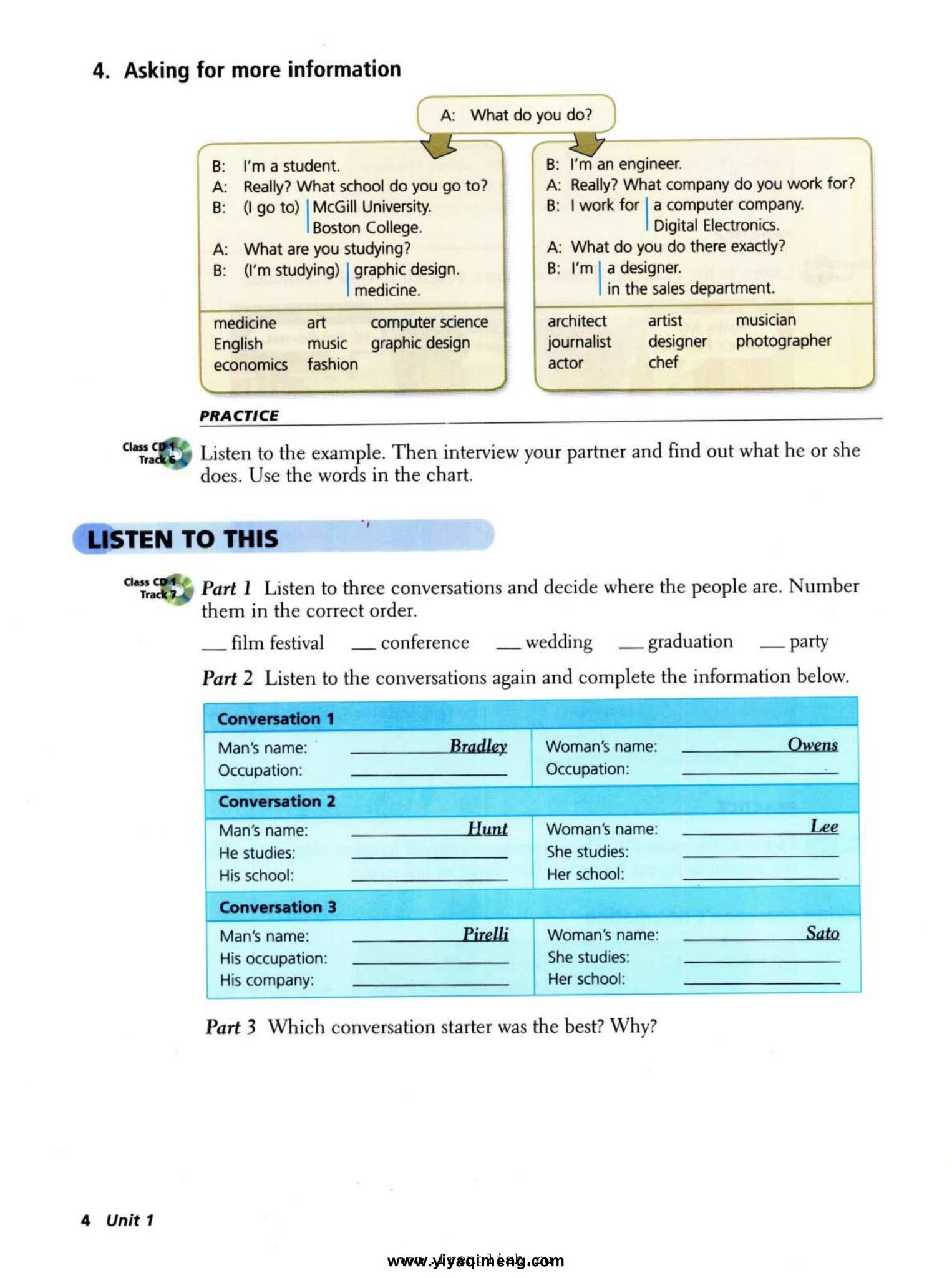 牛津英语听力和口语课程Oxford Person to Person