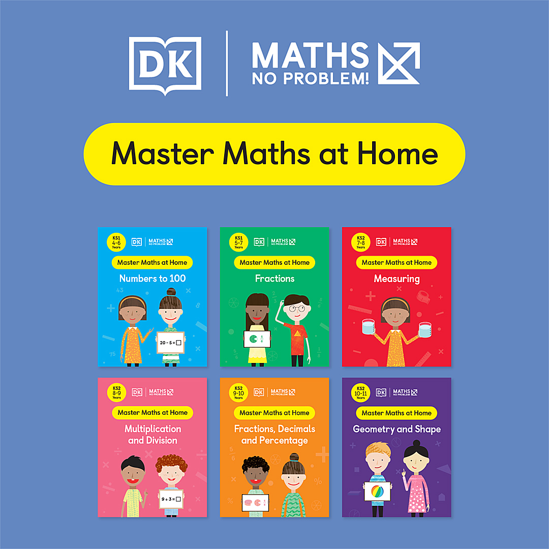 DK Maths No Problem系列英文原版数学练习册6级37册