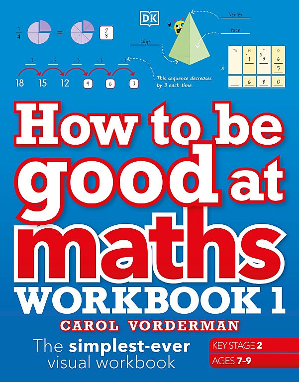DK英文原版数学练习册How to Be Good at Maths Workbook