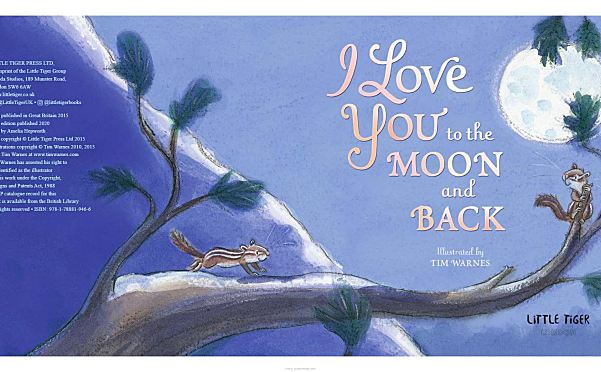 英文原版绘本I Love You to the Moon and Back