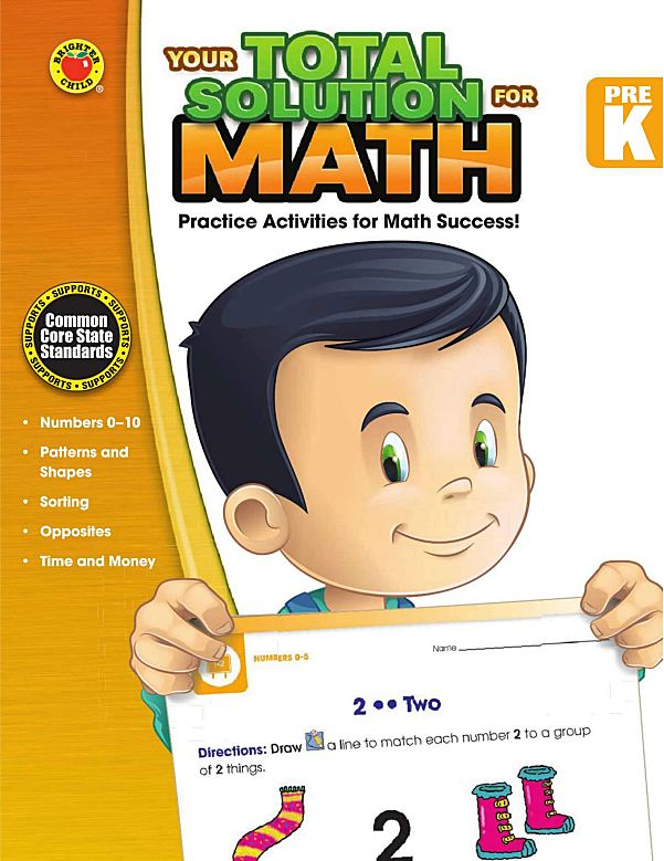 美国低幼数学练习册Your Total Solution for Math