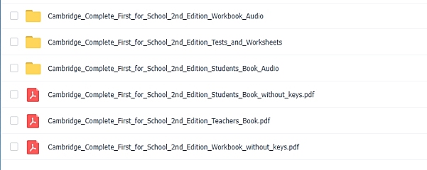 剑桥英语FCE教材Complete First for Schools