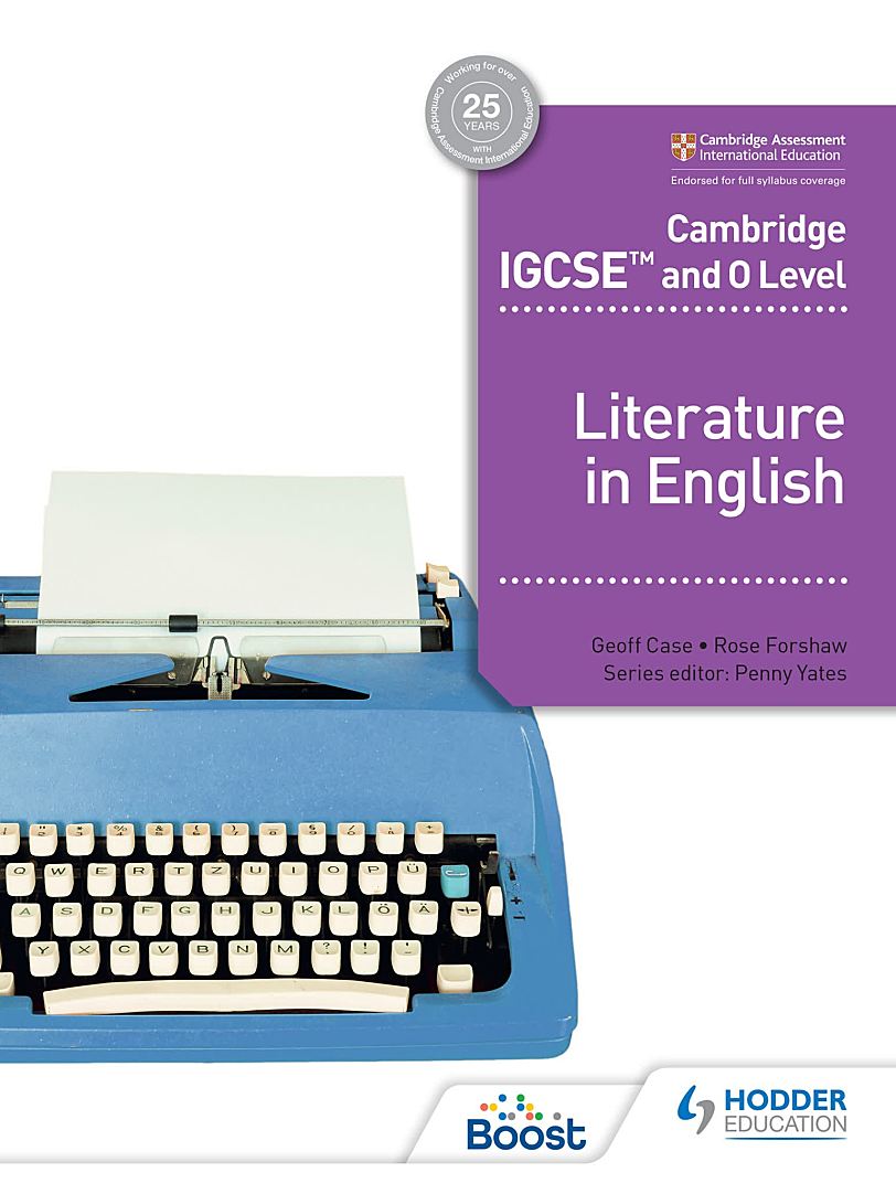 Hodder文学教育教材Cambridge IGCSE™ and O Level Literature in English