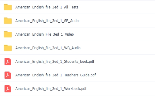 牛津美式英语教材Oxford American English File