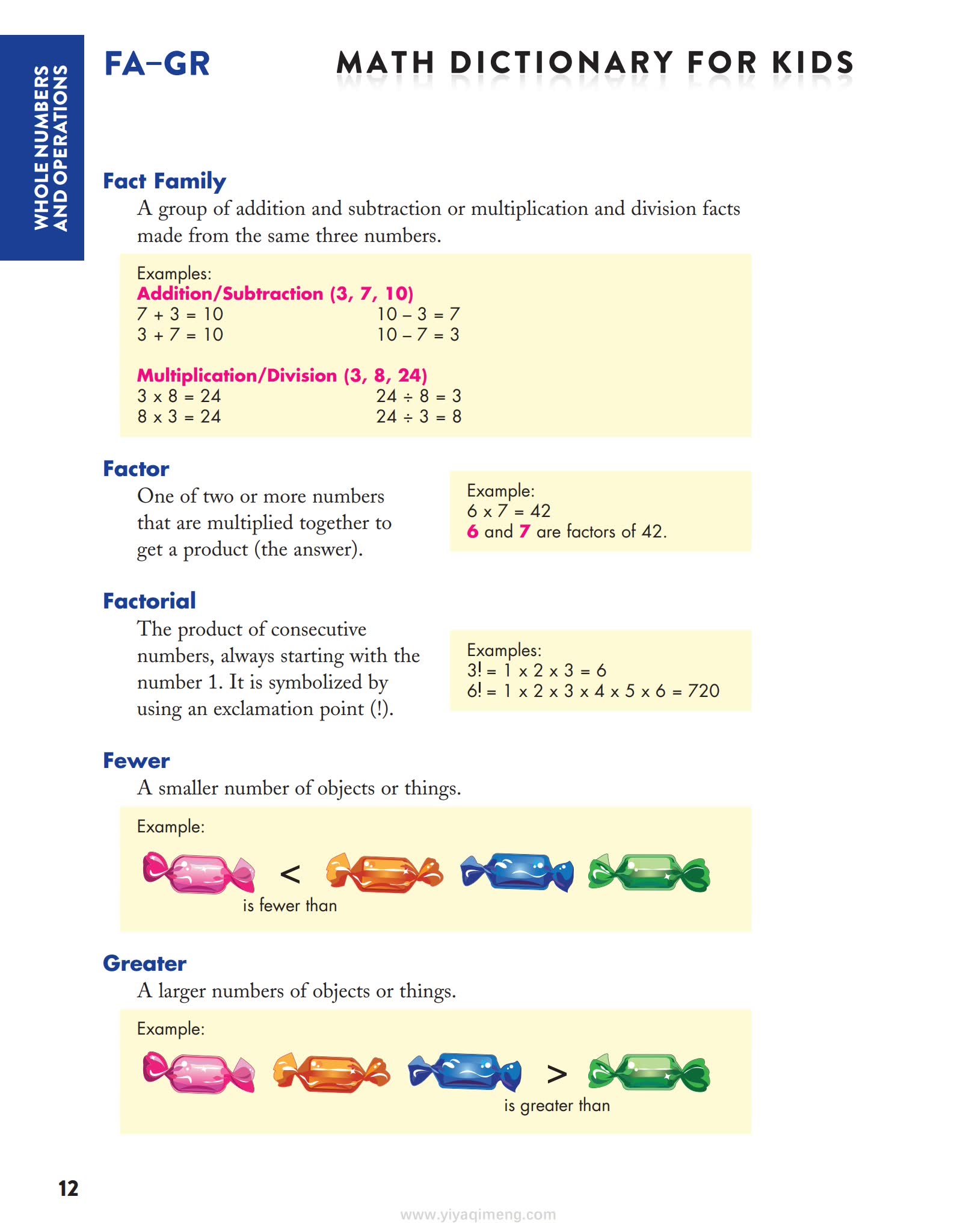 美国畅销数学词典《Math Dictionary for Kids》