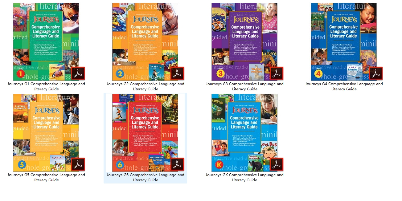 HMH教师语言教学全景指南Journeys Comprehensive Language and Literacy Guide
