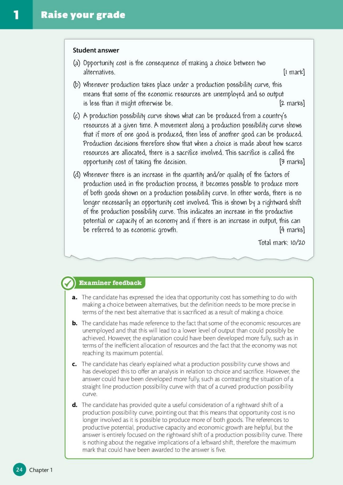 剑桥IGCSE与O Level经济学备考教材Exam Success in Economics