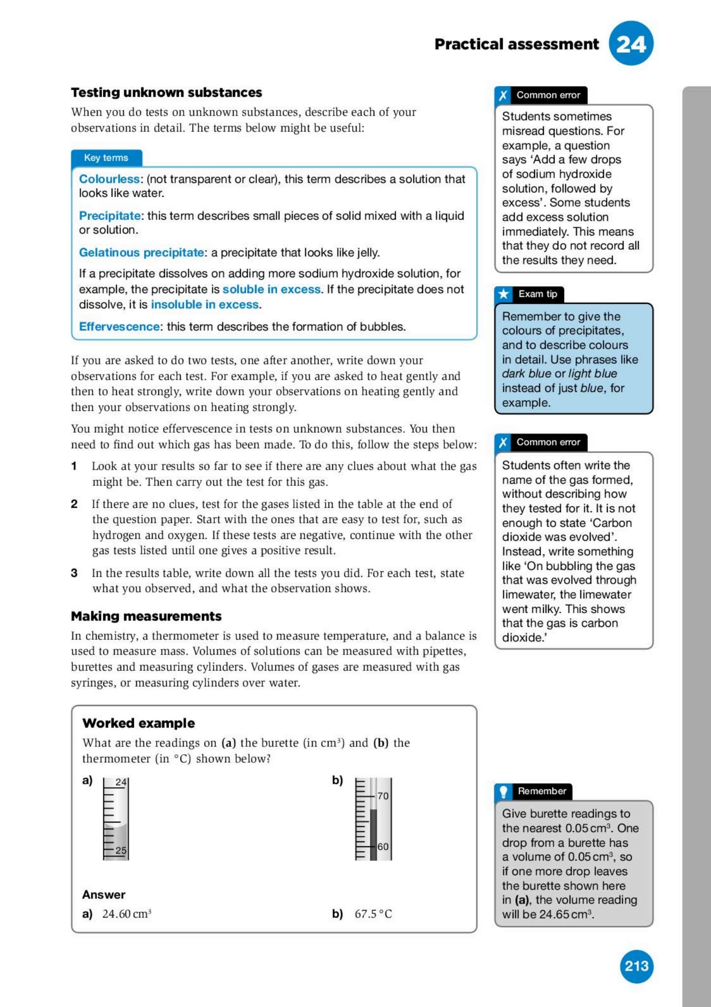 牛津A Level化学备考指南Exam Success in Chemistry for Cambridge International AS & A Level