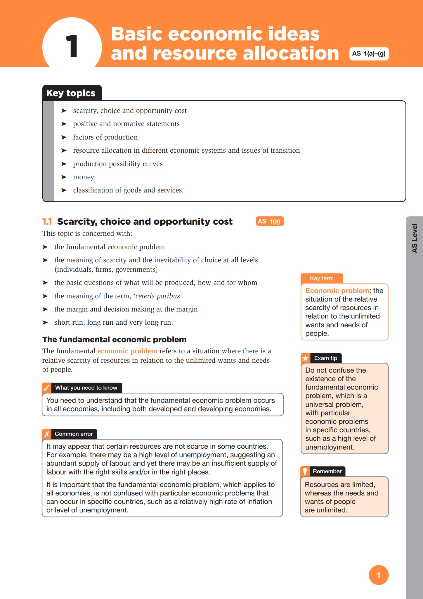 剑桥AS/A Level经济学备考指南《Exam Success in Economics》